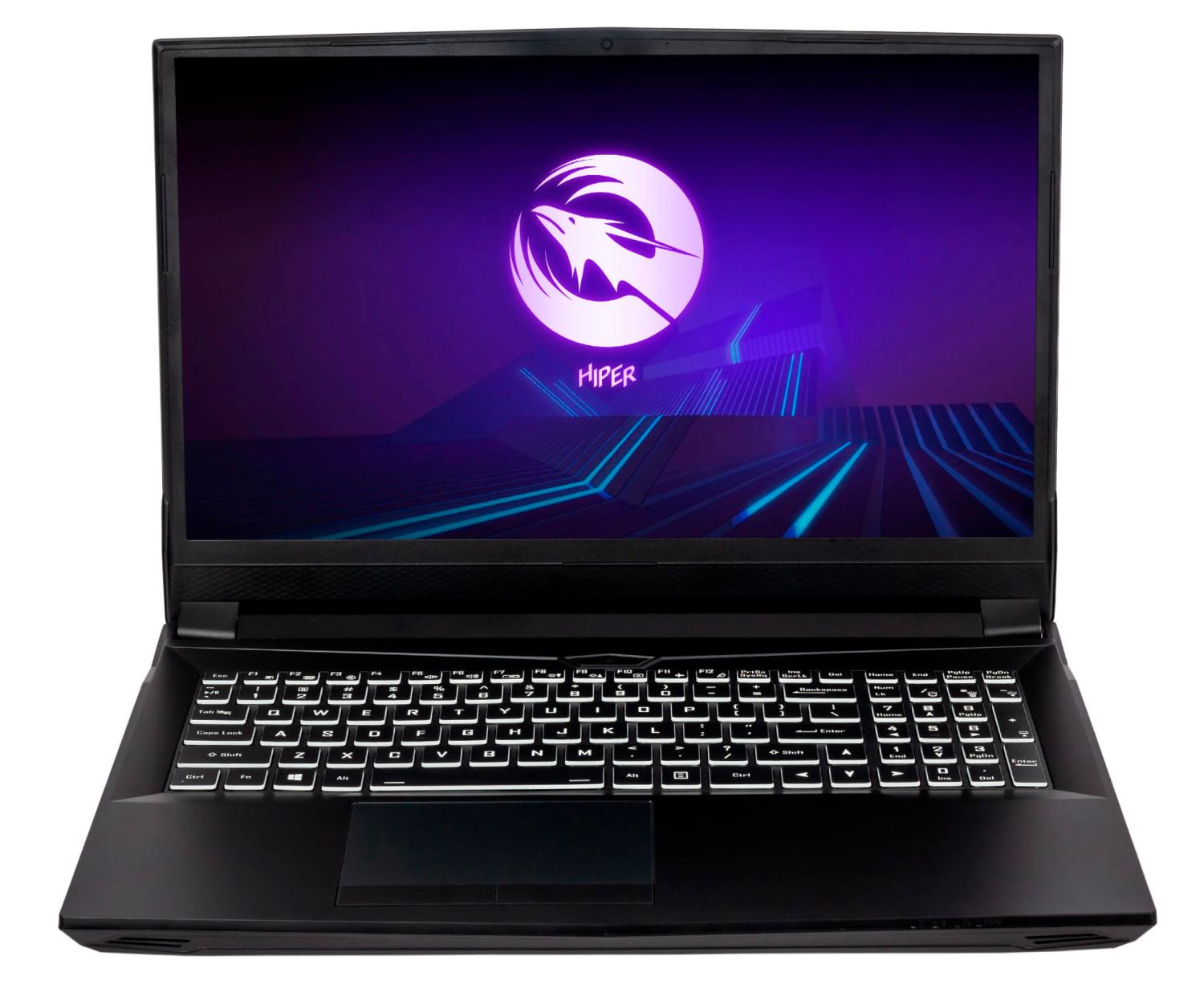 53a75cfad0b689004207d454645a2fa6.jpg Ноутбук Hiper G16 Core i5 10400 16Gb SSD512Gb NVIDIA GeForce RTX 3070 8Gb 16.1" FHD (1920x1080) noOS black WiFi BT Cam 5040mAh (G16RTX3070A10400LX) — изображение 1