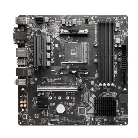 998e302b2b4b49b0cbb3220dda7aa176.jpg MSI PRO B550M-P GEN3 RTL {Soc-AM4, AMD B550, 4xDDR4, mATX AC`97 8ch(7.1) GbLAN RAID+VGA+DVI+HDMI} — изображение 1