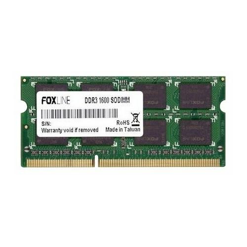 aabca080971b5b6e942621295842daf8.jpg Foxline DDR3 SODIMM 4GB FL1600D3S11SL-4G (PC3-12800, 1600MHz, 1.35V) — изображение 1