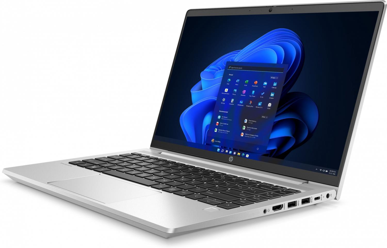 c4286194d3adbe32ee78ff079acebe50.jpg Ноутбук HP ProBook 445 G9 Ryzen 5 5625U 8Gb SSD512Gb AMD Radeon 14" FHD (1920x1080) Windows 11 Professional 64 silver WiFi BT Cam (6S6K0EA) — изображение 1